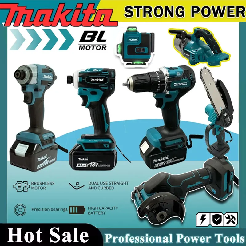 Power Tools Kit Set - 마키타 무선 전동 공구 키트 휴대용