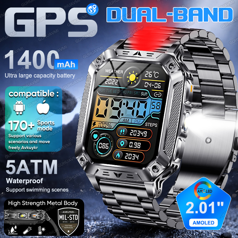 Power Tools Band - 2026 듀얼 밴드 GPS 스마트 워치