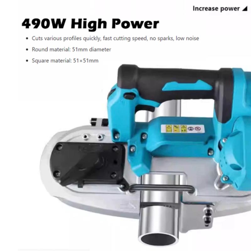 Power Tools Band - 490W 휴대용 브러시리스 밴드쏘 무선 전동톱