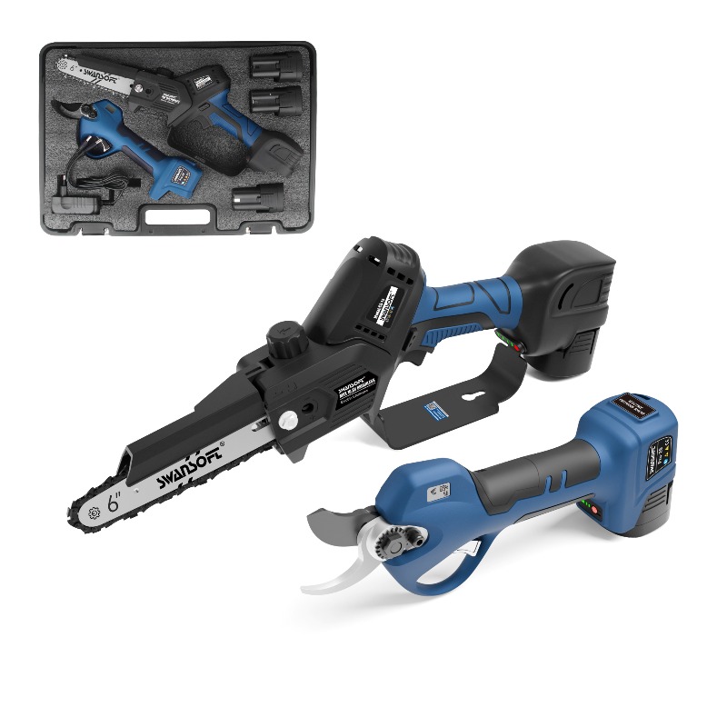 Power Tools Kit Set - 【베스트셀러】무선 브러시리스 전기 전정가위 및 전기톱