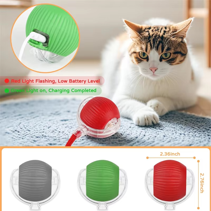 새로운 고양이 인터랙티브 볼 장난감 자동 롤링 볼 인조 - Power Tools Cat 리뷰 및 가격