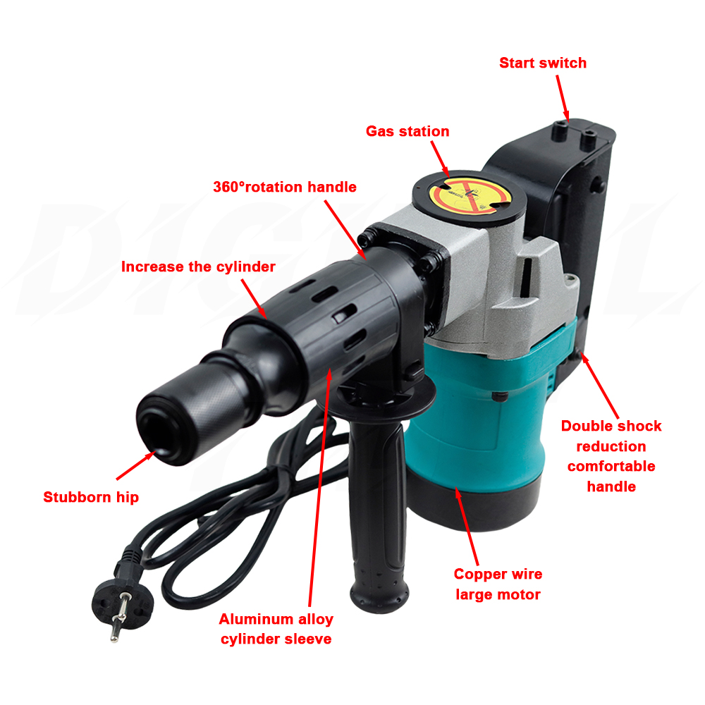 1200W 헤비듀티 전기 해머 임팩트 드릴 고출력 콘크 - Power Tools Hammer 리뷰 및 가격