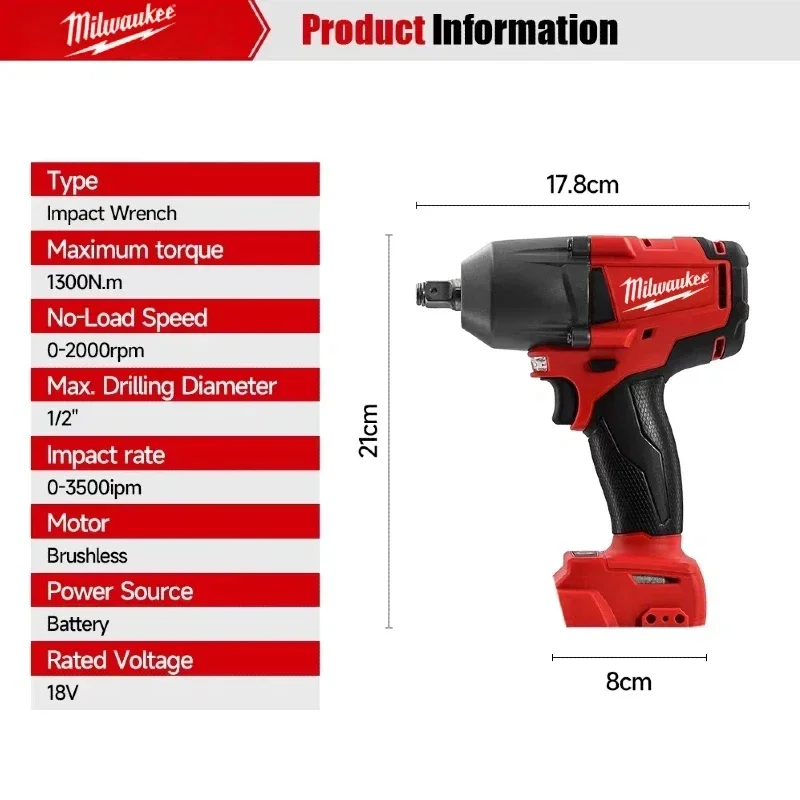 밀워키 브러시리스 무선 전동 공구 키트 임팩트 렌치 해 - Power Tools Hammer 리뷰 및 가격