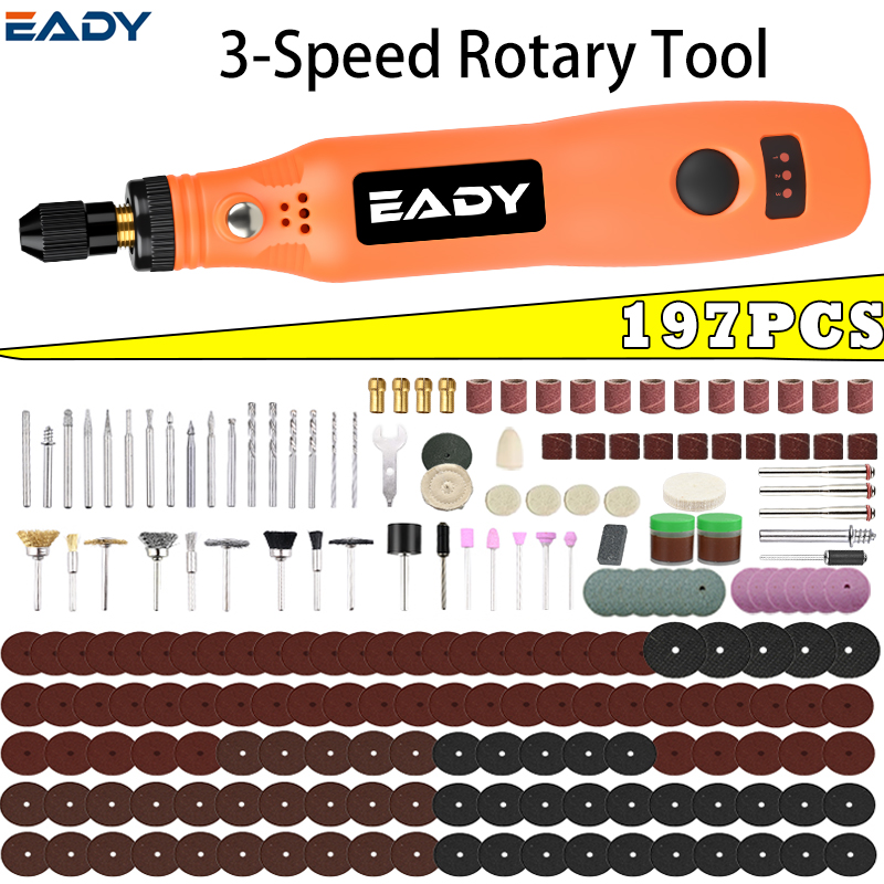 USB 무선 로터리 공구 키트 – 금속 연마, 모형 제 - Power Tools Diy 리뷰 및 가격