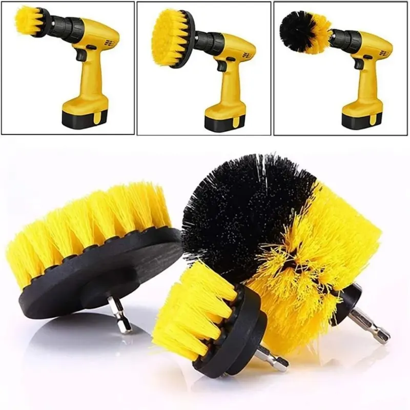 3개/세트 파워 드릴 브러시 세트 - 욕실 주방 줄눈바 - Power Tools Kit Set 리뷰 및 가격