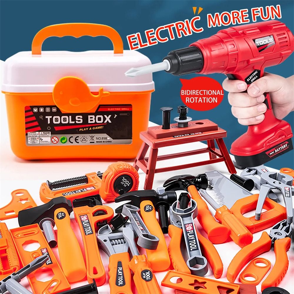 전동 장난감 드릴 수리 도구 장난감 전동 공구 시뮬레이 - Power Tools And Engineering 리뷰 및 가격