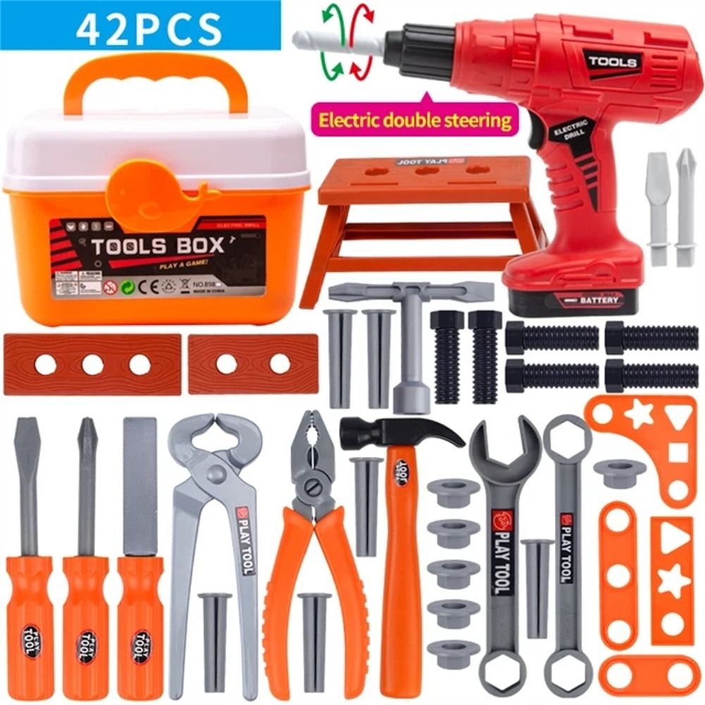 전동 장난감 드릴 수리 도구 장난감 전동 공구 시뮬레이 - Power Tools And Engineering 리뷰 및 가격