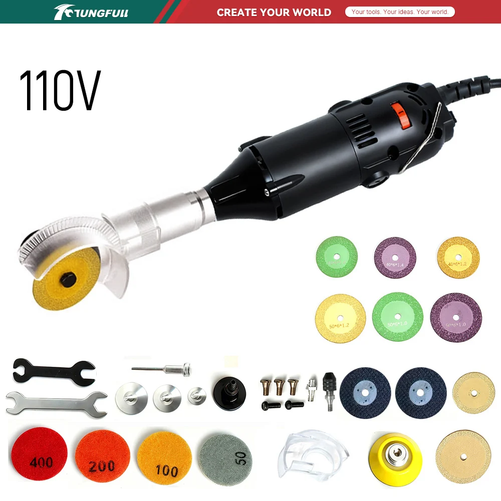 TUNGFULL 110V 미니 앵글 그라인더 전기 연마 - Power Tools Diy 리뷰 및 가격