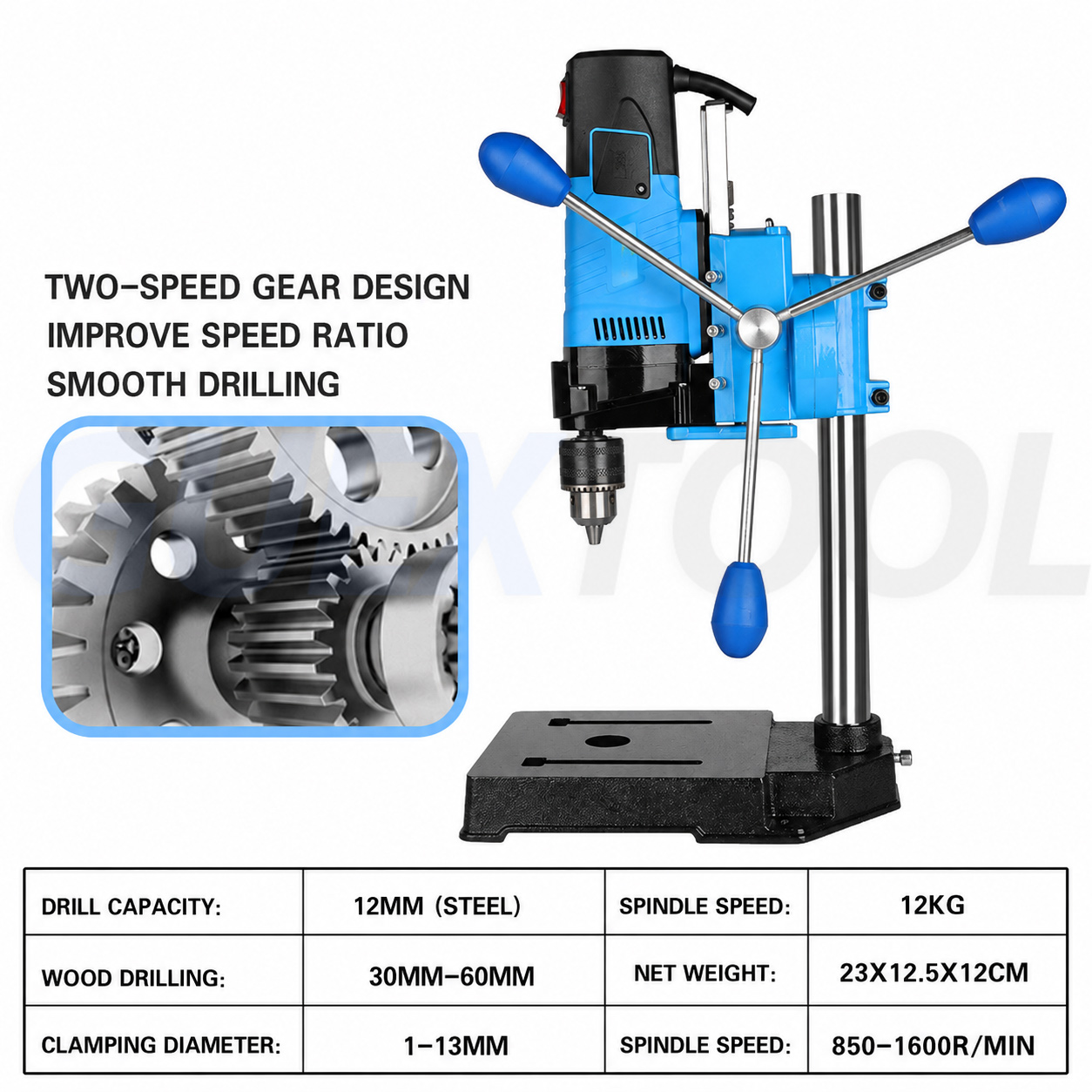 디지털 디스플레이 벤치 드릴 공구 1200W 고출력 고 - Power Tools Diy 리뷰 및 가격