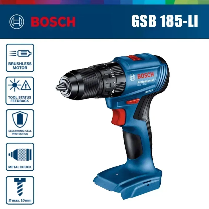 보쉬 GSB 185-LI 18V 브러시리스 무선 임팩트 - Power Tools Drill 리뷰 및 가격