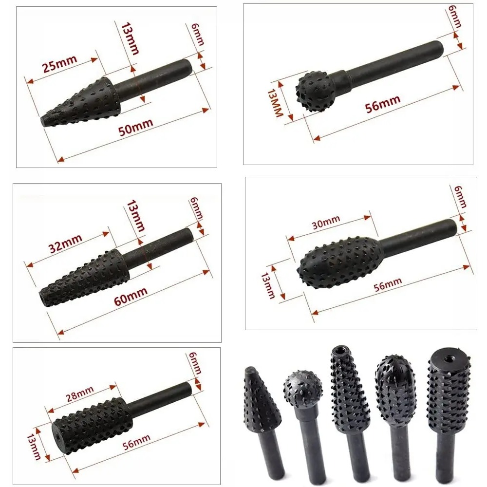 5PCS 1/4'' 실용적인 DIY 드릴 비트 세트 목 - Power Tools And Engineering 리뷰 및 가격